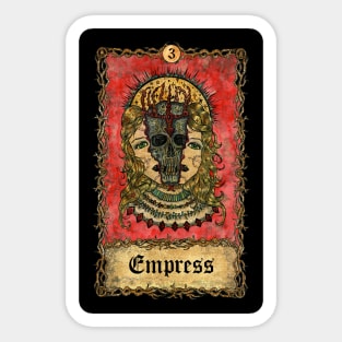 Empress. Eternal Bones Tarot (Colorful) Sticker